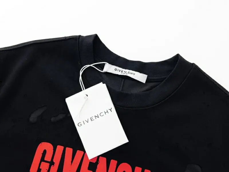 givenchy t-shirt manches courtes pour unisexe s_1237270:givenchy t-shirt Holes style4